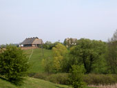 Ausblick über die Pferdekoppel im Frühjahr